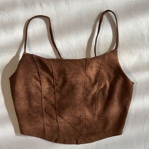 SHEIN Chocolate Brown Camisole Top